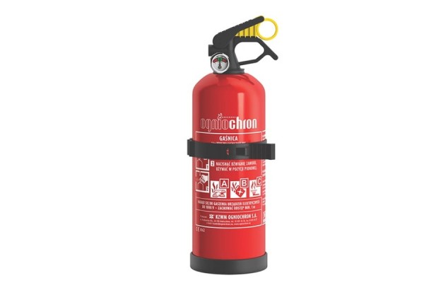 gaśnica proszkowa 1kg typ: gp1x abc ogniochron ogniochron gaśnice 2